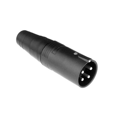 Amphenol Male Cable Connector, Machined Contacts, Thermoplastic Black Shell AP-8-12